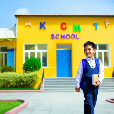 Illustration schoolboy