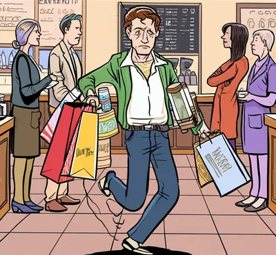 Illustration wanker - Image 1