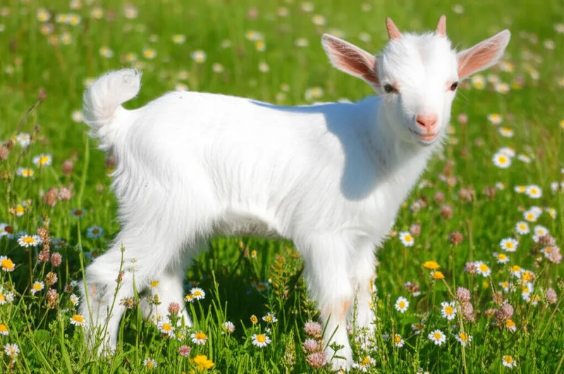 Hình ảnh minh họa cho từ "kids" - Dê con.
