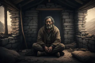 Illustration monks - Image 1