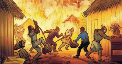 Illustration barbarity