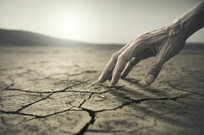 Illustration starving - Image 1