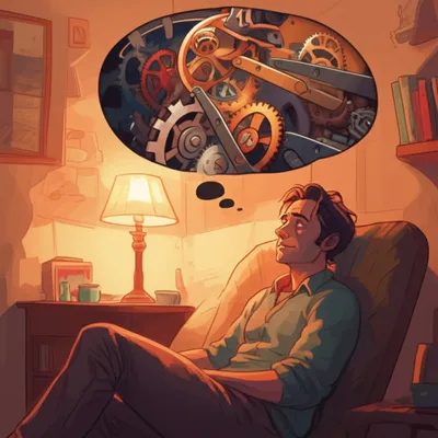 Illustration cogitation - Image 1