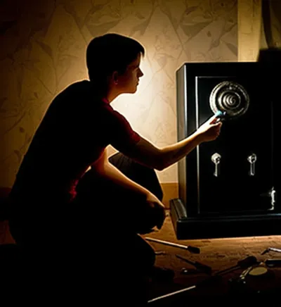 Illustration safecracker