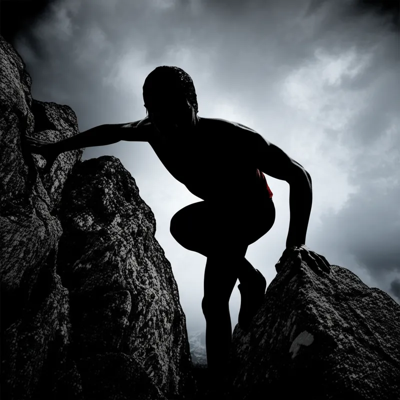 Illustration visuelle du mot « struggled » - lutter, se débattre