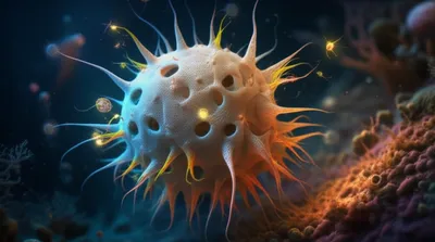 Illustration foraminifers