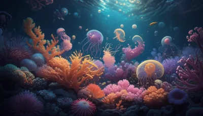 Illustration coelenterates