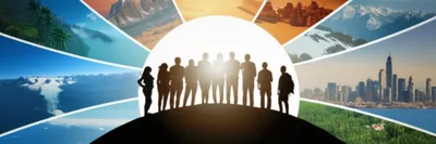 Illustration weltanschauungen