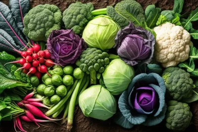 Illustration cruciferous