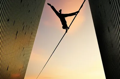 Illustration acrobat