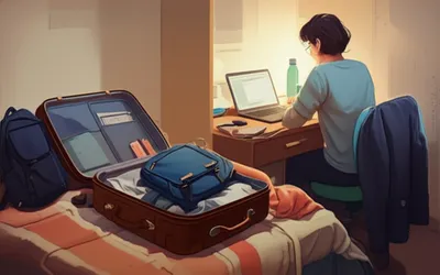 Illustration quarters - Image 1