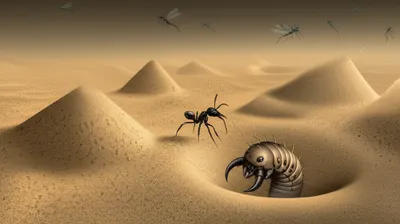 Illustration antlions