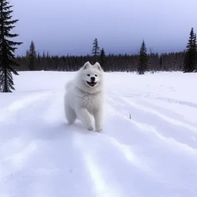 Illustration samoyed - Image 1