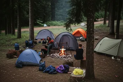 Illustration encampment