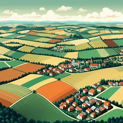 Illustration townships - Image 1