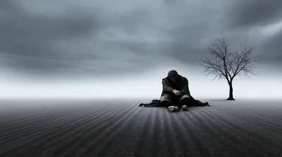 Illustration miserable