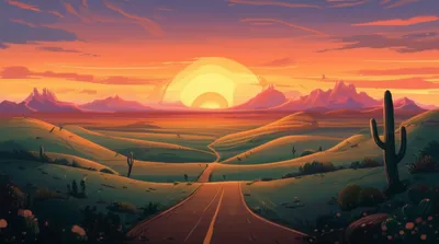 Illustration westward