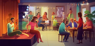 Illustration entertained - Image 1