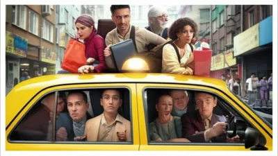 Illustration taxi - Image 1