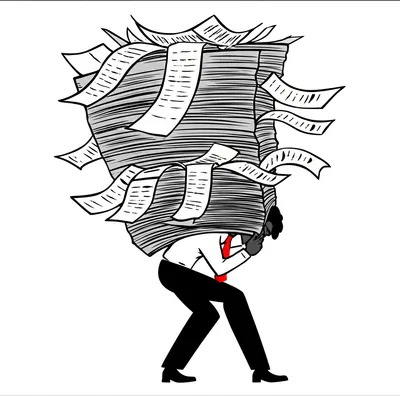 Illustration indebtedness - Image 1