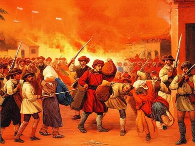 Illustration pillaging