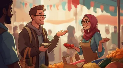 Illustration chaffering - Image 1