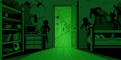 Illustration nightmarish