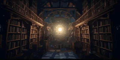 Illustration mysteriously