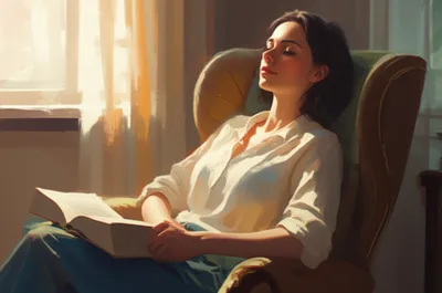 Illustration reclined - Image 1