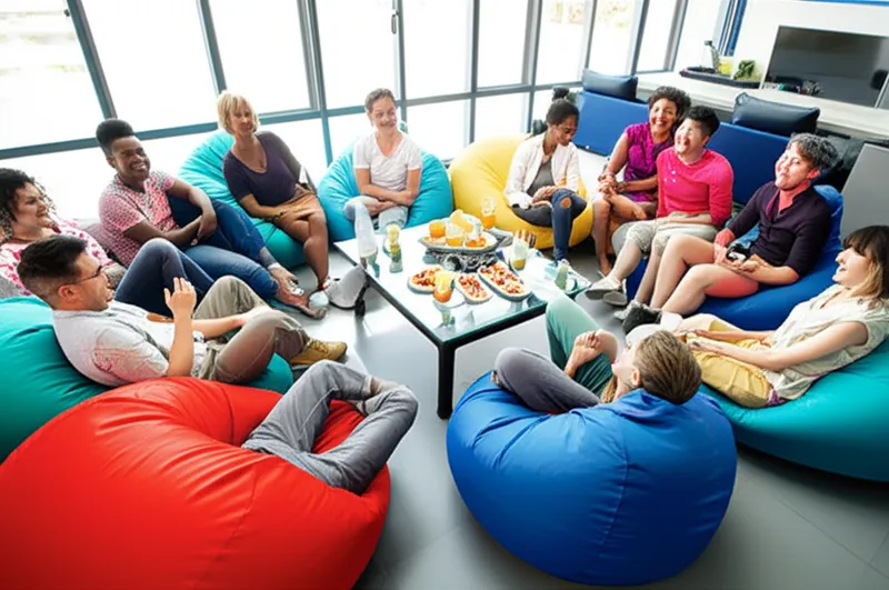 单词"informal"的视觉插图 - 非正式的，不拘礼节的。
