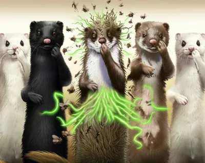 Illustration minks - Image 1