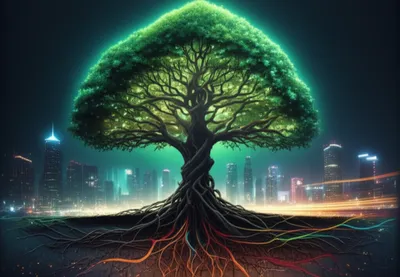 Illustration powered