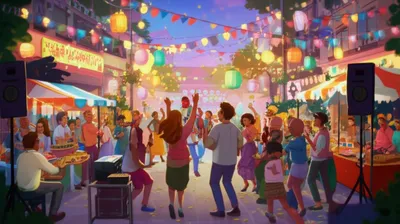 Illustration fiesta - Image 1