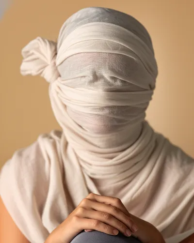 Illustration blindfold