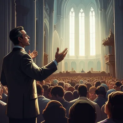 Illustration preach - Image 1