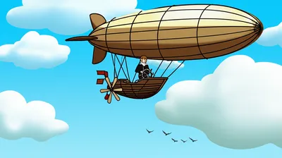 Illustration dirigible - Image 1