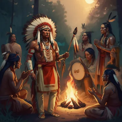 Illustration pow-wows - Image 1