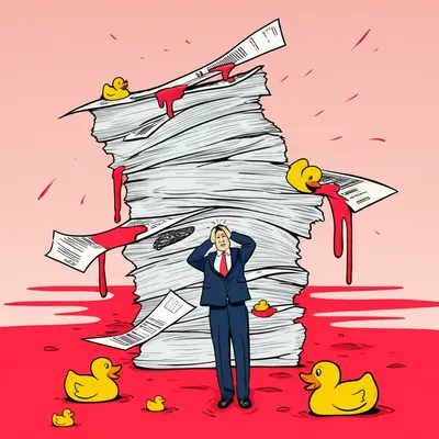 Illustration ducks - Image 1