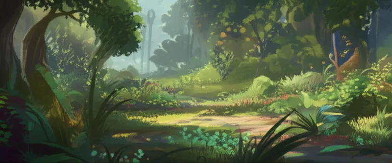 Illustration visuelle de vert: Le couvert, le vert - Image 1