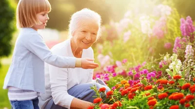 Illustration grannies