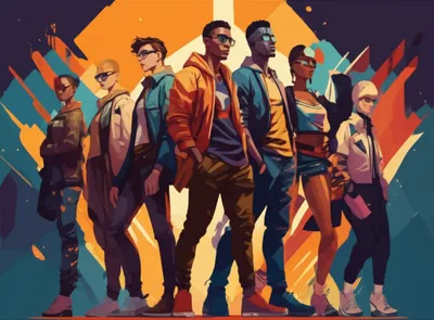 Illustration vogueing