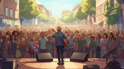 Illustration throng - Image 1