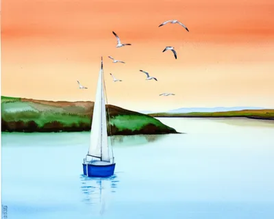 Illustration sailing - Image 1