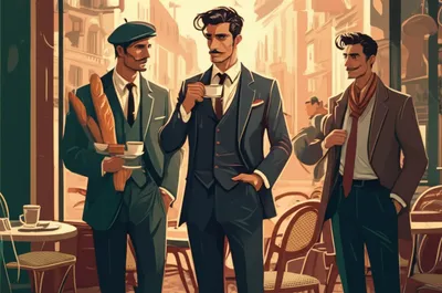 Illustration messieurs