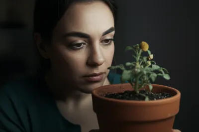 Illustration frowning - Image 1