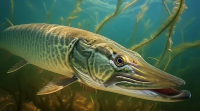 Illustration muskellunge