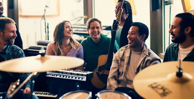 Illustration bandmates