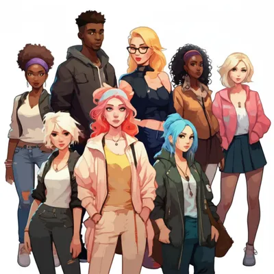 Illustration characters - Image 1