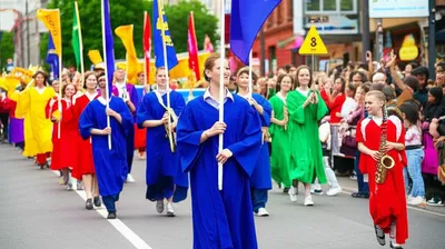Illustration procession - Image 1