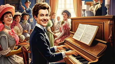 Illustration ragtime - Image 1